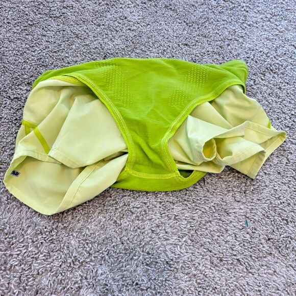 Smartwool Womens PhD Running Shorts Neon Yellow XS - Picture 2 of 5